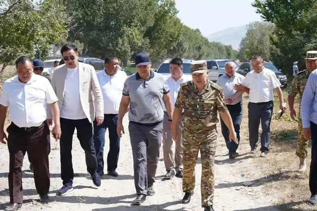 На границе Узбекистана и Кыргызстана строят новый КПП