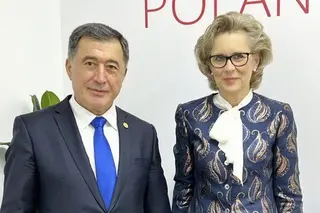 Vladimir Norov meets with the Chairman of the OSCE Parliamentary Assembly