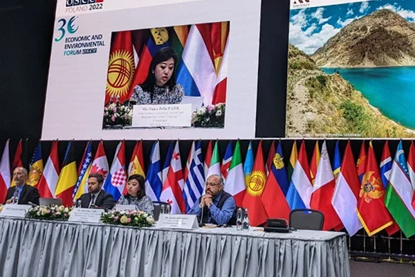 A delegation of Uzbekistan takes part in the preparatory meeting for the OSCE Ecological and Economic Forum