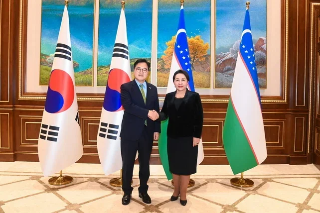 Narbaeva Discusses Strengthening Inter-Parliamentary Cooperation with South Korean Parliament Speaker