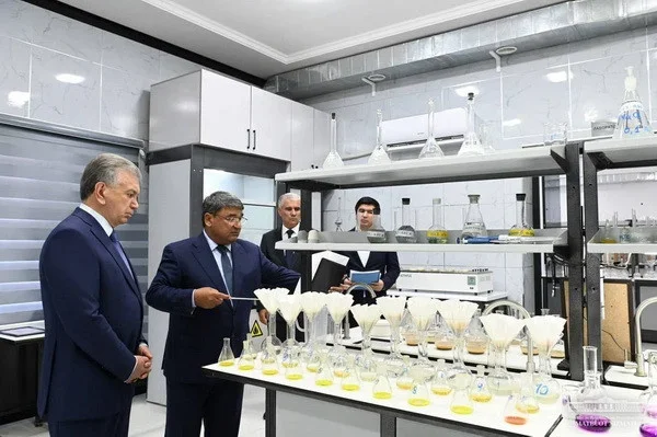 Президент в Бухаре ознакомился с деятельностью кластера