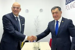 Vladimir Norov holds talks with the Minister of Foreign Affairs of Greece