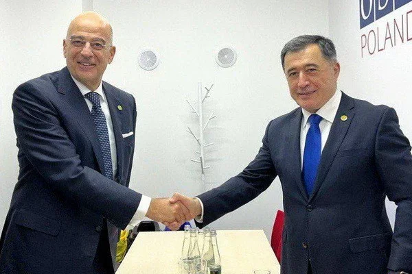 Vladimir Norov holds talks with the Minister of Foreign Affairs of Greece