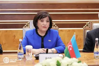 Meeting of the Chairman of the Senate Tanzila Narbayeva with the Chairman of the Milli Majlis of Azerbaijan Sahiba Gafarova