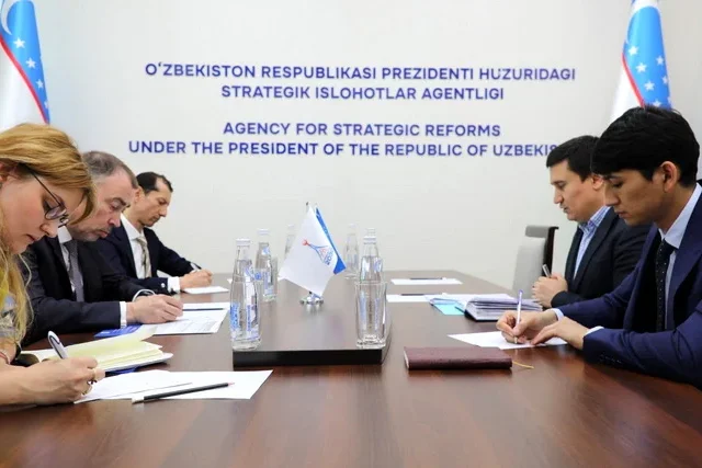Strategik islohotlar agentligida Yevropa Ittifoqi delegatsiyasi bilan uchrashuv bo‘lib o‘tdi
