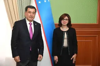 Acting Uzbek FM receives Ambassador of Egypt