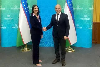 Furkat Sidikov holds a meeting with the head of the secretariat of the Global Forum on Transparency and Exchange of Information for Tax Purposes of the OECD