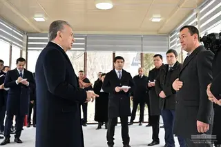 President arrives in Jizzakh region