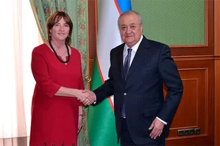 Абдулазиз Камилов принял делегацию Европейского парламента