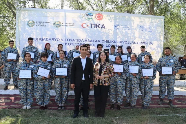 TİKA Launches Beekeeping Project in Kashkadarya Region