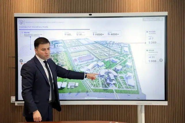 ACDIMA Tashkent Pharma Parkda ishlab chiqarishni mahalliylashtirish va mutaxassislarni o'qitishni rejalashtirmoqda