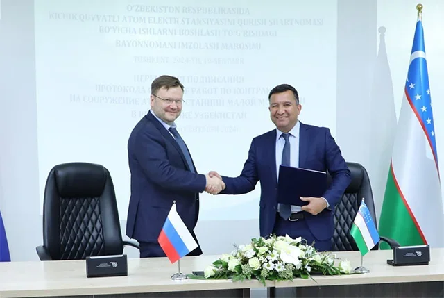 Work Begins on small modular nuclear power plant project in Uzbekistan
