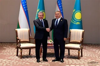 Шавкат Мирзиёев встретился с Нурсултаном Назарбаевым