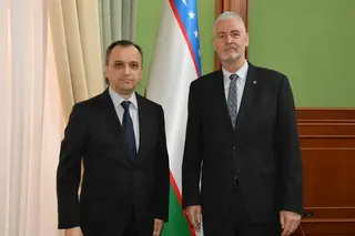 Uzbek MFA hosts a meeting with the Director General of the Global Green Growth Institute