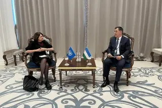 Uzbek FM holds a meeting with the UN Under-Secretary-General for Political and Peacebuilding Affairs