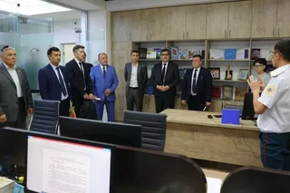A delegation of the Ministry of Internal Affairs of Tajikistan visits the Main Department of Internal Affairs of Tashkent
