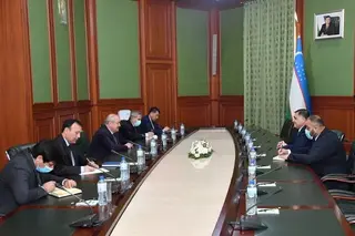 Uzbek FM receives outgoing Ambassador of Palestine