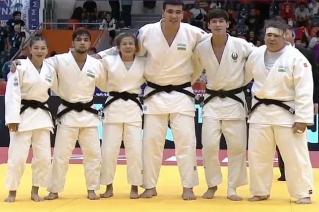Uzbekistan’s Junior Judokas Win Silver in Mixed Team World Championship