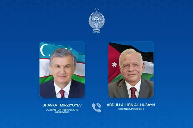 Mirziyoyev va Iordaniya qiroli hamkorlikni rivojlantirishni muhokama qilishdi