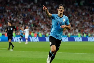 Edinson Cavani double sends Portugal home