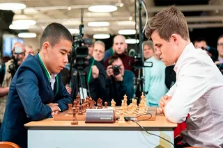 Uzbek chess player beats Magnus Carlsen
