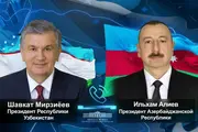 Шавкат Мирзиёев поздравил Ильхама Алиева с подписанием мирной декларации между Азербайджаном и Арменией