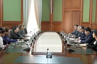 Gairat Fozilov holds a meeting with a delegation of OHCHR
