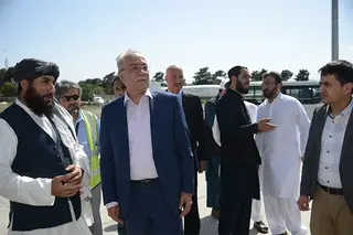A ceremony of presenting humanitarian cargo was held in Kabul