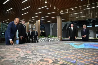 Мирзиёев и Алиев ознакомились с проектом Нового Ташкента