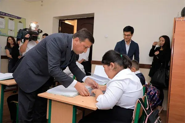 Boarding schools for visually impaired and blind children received devices for writing in Braille