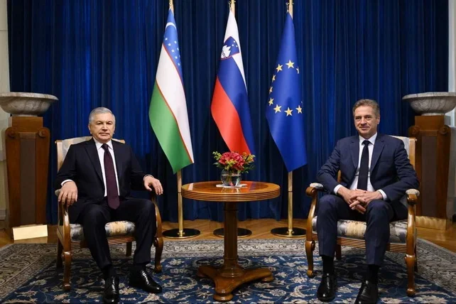 Президент Узбекистана провёл переговоры с Премьер-министром Словении