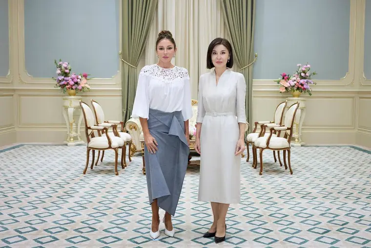 Uzbek, Azerbaijani first ladies visit Islamic Civilization Center
