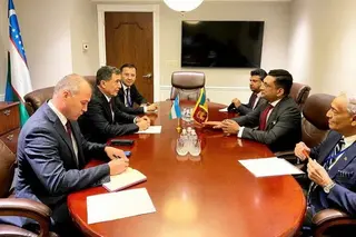 Vladimir Norov meets with the Minister of Foreign Affairs of Sri Lanka