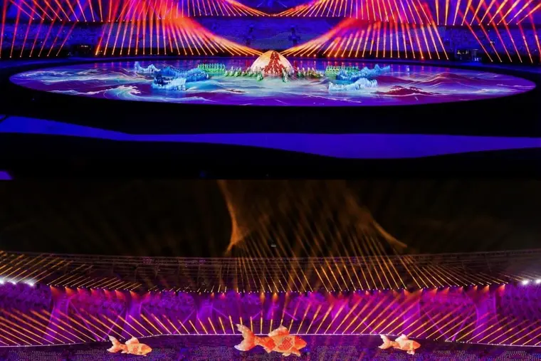 "This Sea Embraces All" — The 7th Hainan Sports Games Open in Qionghai