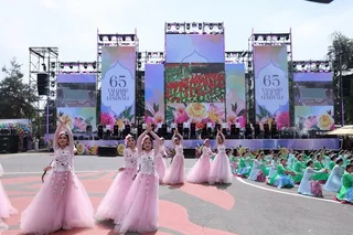Afghan Delegation Joins Namangan Flower Festival