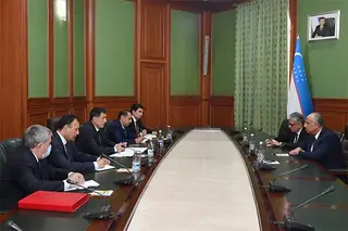 Vladimir Norov meets with the Ambassador of Oman