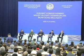 Проведена встреча с предпринимателями и экспортерами Навоийской области