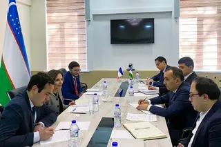 Issues of cooperation between the Uzbekcosmos Agency and the French Embassy in Uzbekistan were discussed