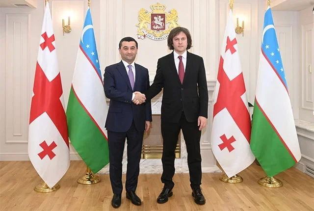 Baxtiyor Saidov Gruziya Bosh vaziri Irakliy Kobaxidze bilan uchrashdi