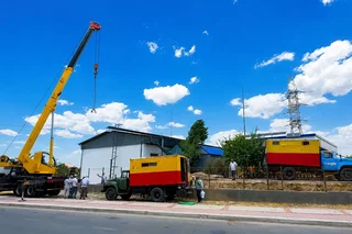 New Gas Distribution Point Under Construction in Yunusabad