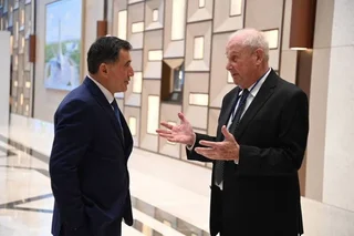 Vladimir Norov receives the founder and chairman of the Institute for Central Asia and the Caucasus at the US Foreign Policy Council