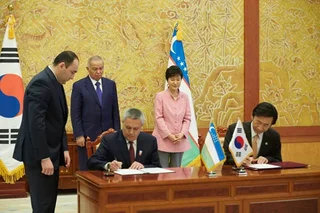 Uzbekistan and South Korea sign documents for US$7.7bn
