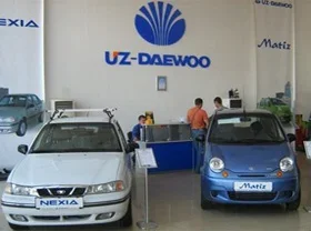 GM Uzbekistan в январе-июле сократил продажи машин в России на 14%