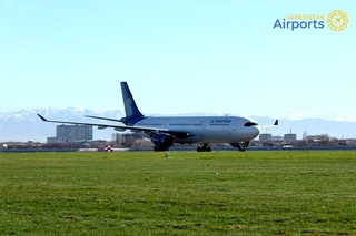 Авиакомпания «Air Samarkand» выполнила первый демонстрационный рейс