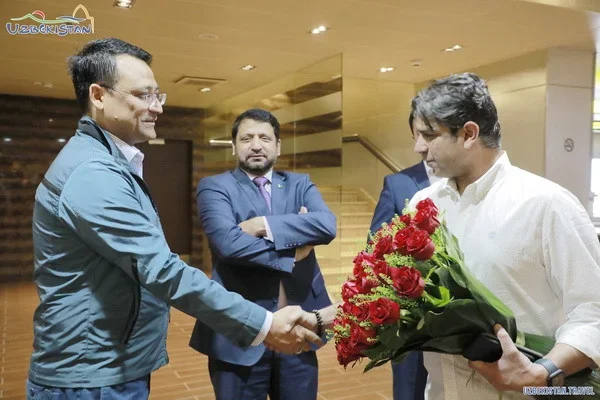 Federal Minister of Interregional Coordination of Pakistan Ehsan Ur Rehman Mazari arrives in Uzbekistan