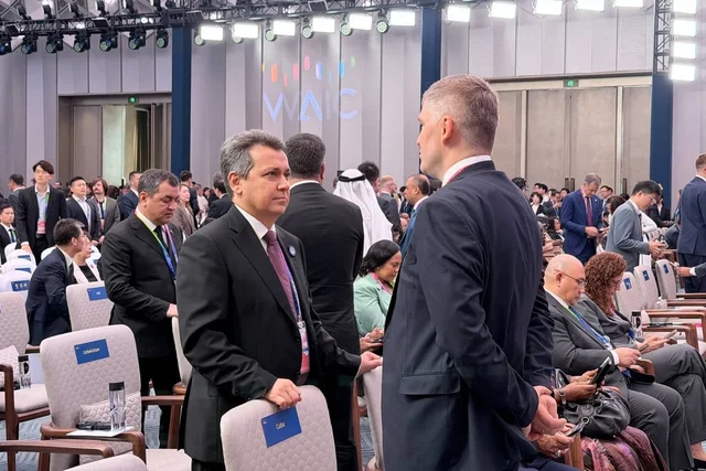 Sherzod Shermatov attends WAIC 2026 opening ceremony
