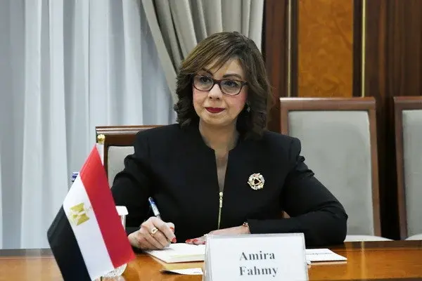 A meeting takes place at Senate with the Ambassador of Egypt to Uzbekistan
