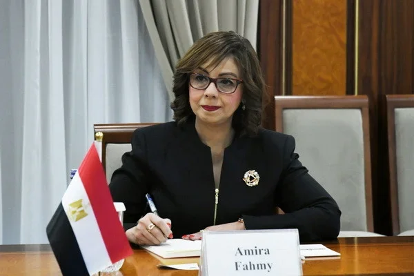 A meeting takes place at Senate with the Ambassador of Egypt to Uzbekistan