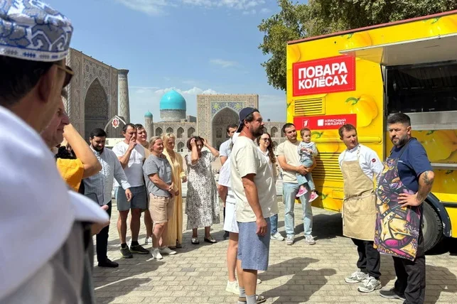 Creative team of Russian TV program “Chefs on Wheels” visits Uzbekistan