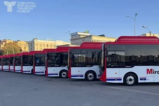 Бухоро вилоятига 12 дона «YUTONG» автобуслари олиб келинди